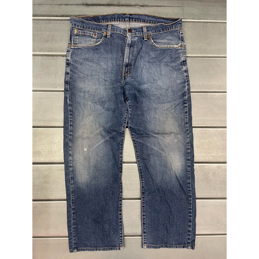 VTG Levis 751 Jeans Mens 36X27 Blue Medium Wash Denim Straight Leg